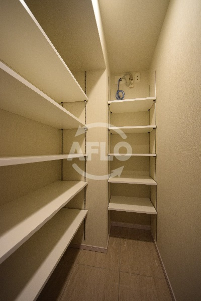 SK RESIDENCES SHINSAIBASHI（中央小学校区）の収納|SK RESIDENCES SHINSAIBASHI　ウォークインクローゼット
