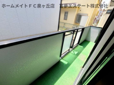 【バルコニー】 | サンシャインハイツB | ※同物件・反転タイプ