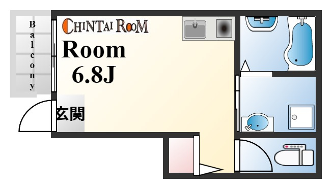 本山北町ハイツの間取り