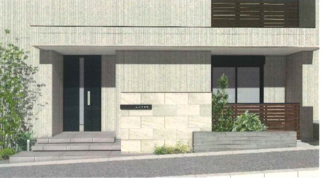 (仮称）中町３丁目15番地メゾンのエントランス