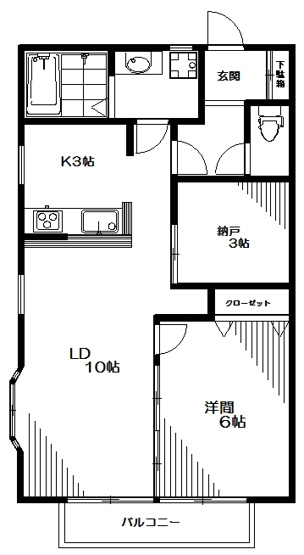 【間取り】 | Casa Verde南荻窪 D棟