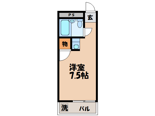 ラウンジSAの間取り