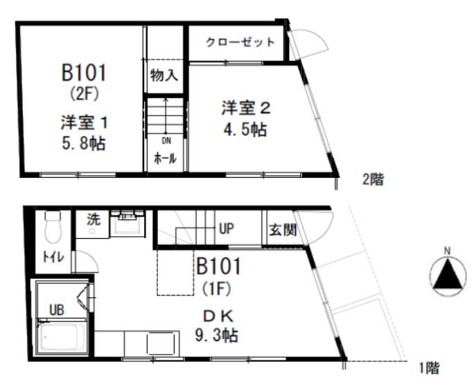 ノベラ篠原北町の間取り