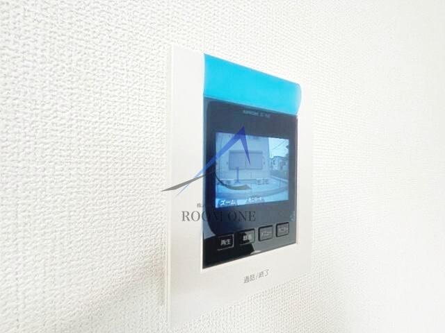 クラヴィエ上町のセキュリティ|モニター付きインターホンです。