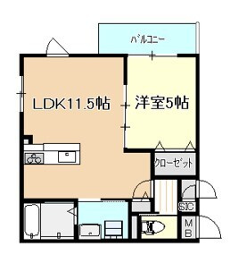 【間取り】 | ARCA泉佐野