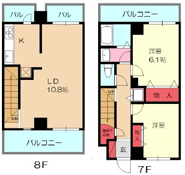 ルネッサ王子の間取り|間取りです。