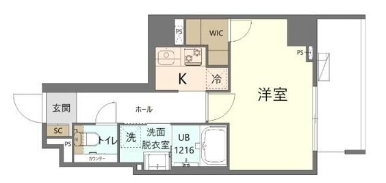 ＫｏＨａ錦糸町の間取り|間取りです。