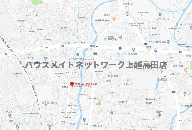 ヒルサイドハイツの地図|位置図