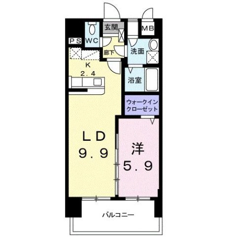 Ｂｒｕｎｏ久留米の間取り|使い勝手の良い間取りです♪