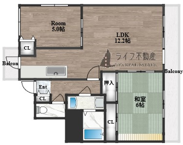イーストマンションの間取り
