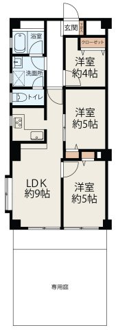 モナークマンション東府中の間取り