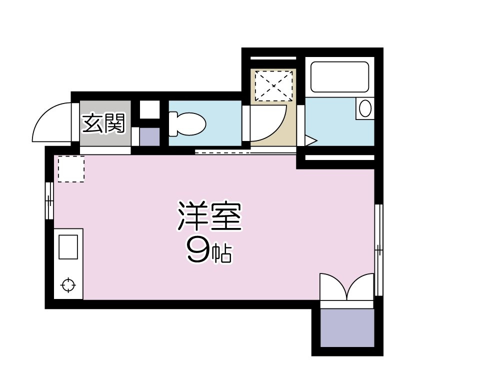 クレセントコート の間取り|間取りです。