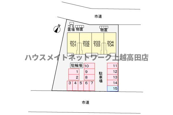 ブランシェスの区画図|配置図