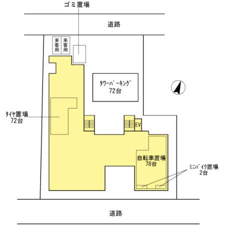 ディーグランセ新桜町　1402号室の区画図