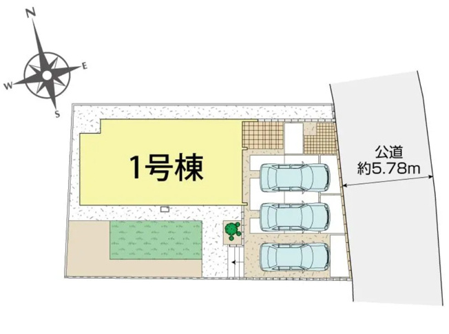 【区画図】 | 三島市徳倉5丁目 新築一戸建て | 区画図です