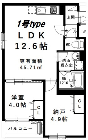 CASA花園の間取り