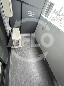 S-RESIDENCE都島Luxのバルコニー|S-RESIDENCE都島Lux　バルコニー