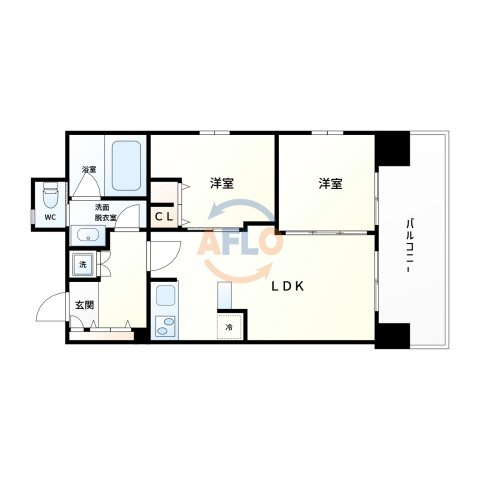 エステムコート京橋セレブⅠポーラスター　桜宮小学校区の間取り|エステムコート京橋セレブＩポーラスター　間取り