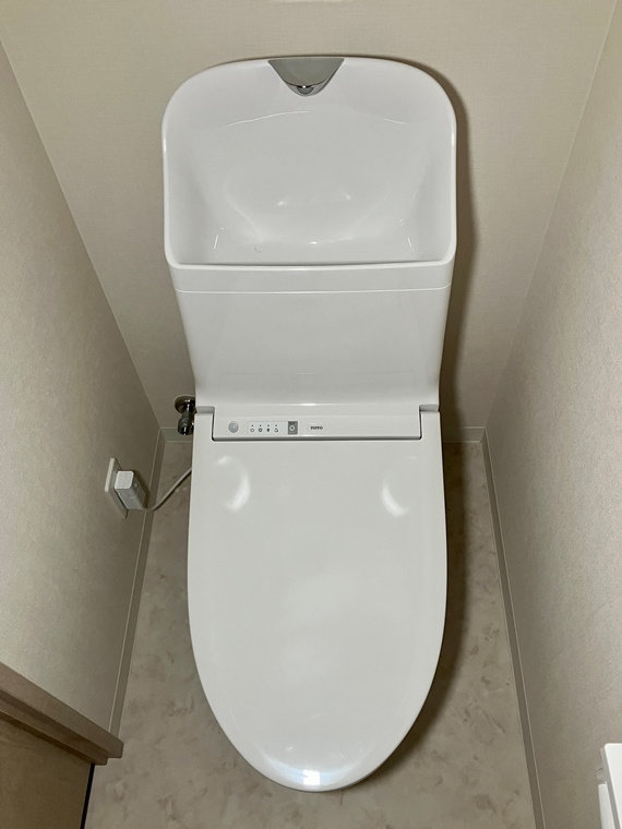 シンプルで使いやすいトイレです