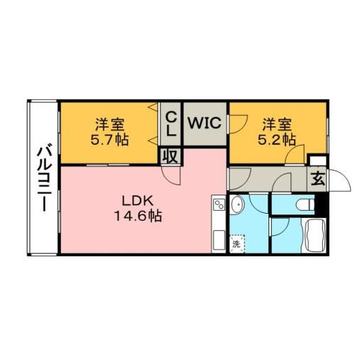 Lino24の間取り|使い勝手の良い間取りです♪