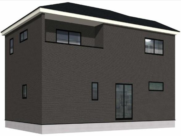 よかタウン　岡山市中区新京橋1丁目【1期】【仲介手数料無料】の外観パース