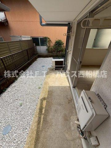 メゾン船橋法典のバルコニー