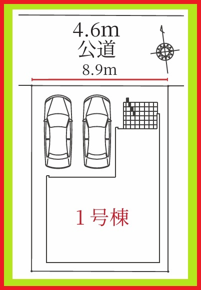 北名古屋市能田蓮池の新築一戸建の区画図|◇区画図◇