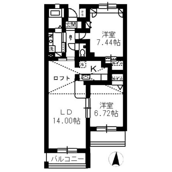 【間取り】 | ロイヤルヒルズ浦和
