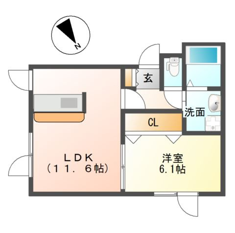 クリューソスの間取り