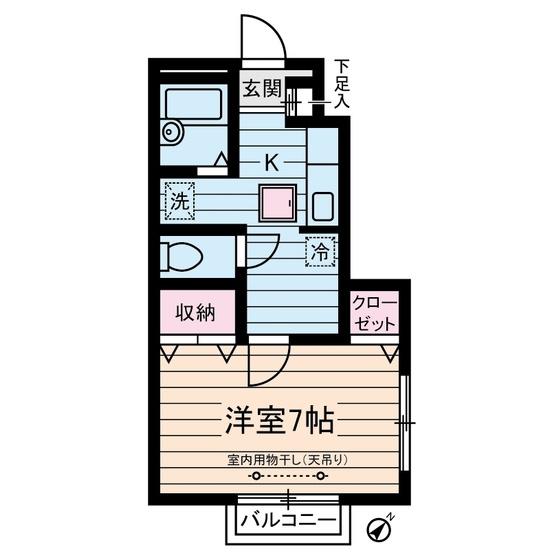 ハイツ・サンの間取り