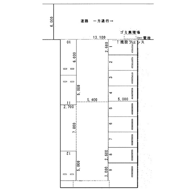 加納鉄砲町2丁目ニュース駐車場の間取り