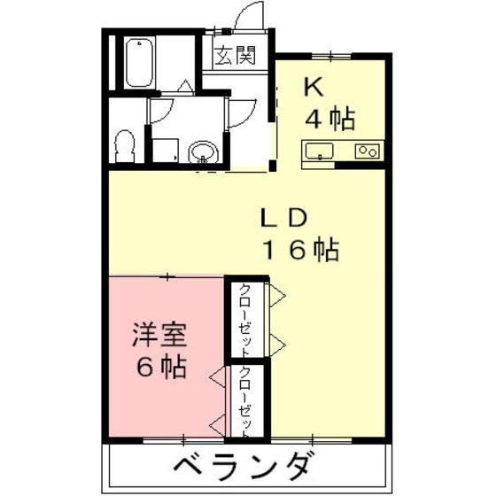 パークサイド蝉丸の間取り