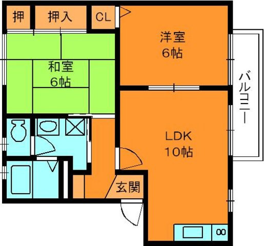 三室ＮＫの間取り