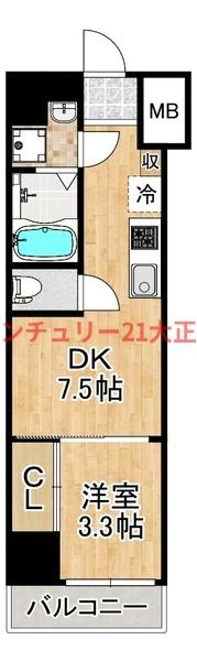 URBAN PARK弁天町の間取り