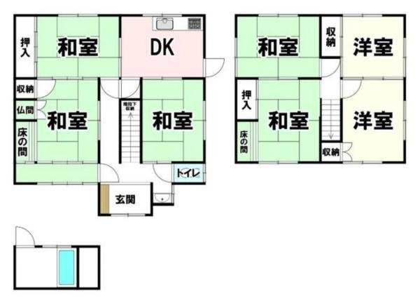 北葛城郡上牧町上牧　一戸建の間取り