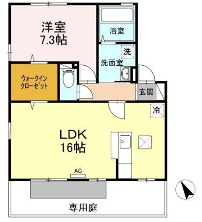 【間取り】 | グランシャリオF棟