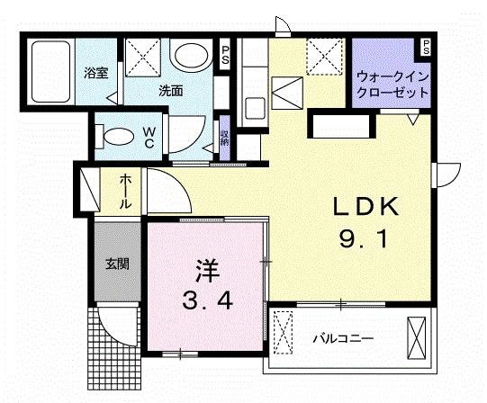 Ｕ’メゾンⅡの間取り