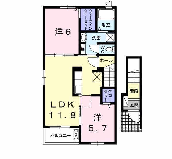 【間取り】 | グランデエリアールⅠ