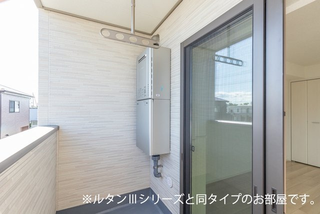 ヒカワヒルズのバルコニー