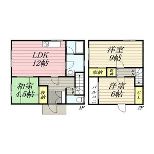 【間取り】 | 篠路10条4丁目貸家