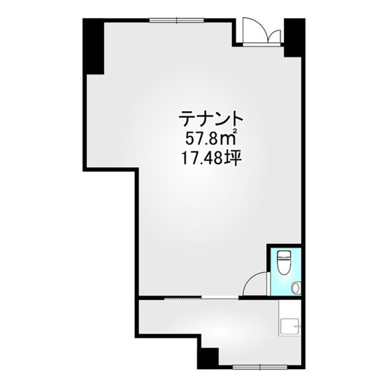 【間取り】 | 石坂ハイツ【　1階路面店　】
