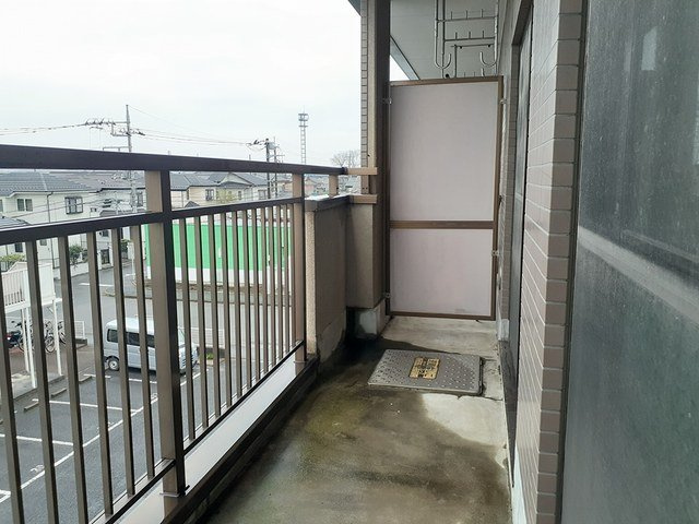 メルベーユⅠ号館のバルコニー