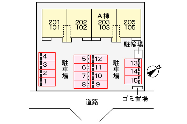 エビナールＫの区画図