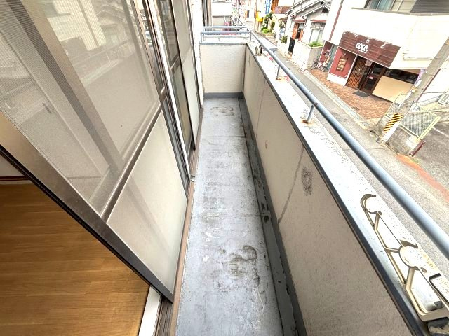芝池マンションのバルコニー