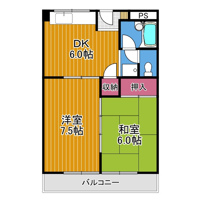 芝池マンションの間取り