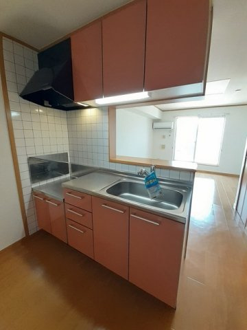 マ－ヴェラスＣのキッチン|きれいなキッチンです