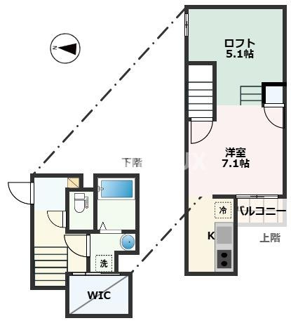 ADC坪井の間取り