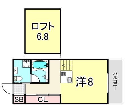 C4　Koshien　eastの間取り