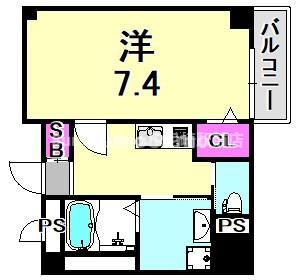 リエス尼崎東の間取り
