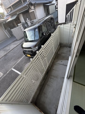 ファミールハイツのバルコニー